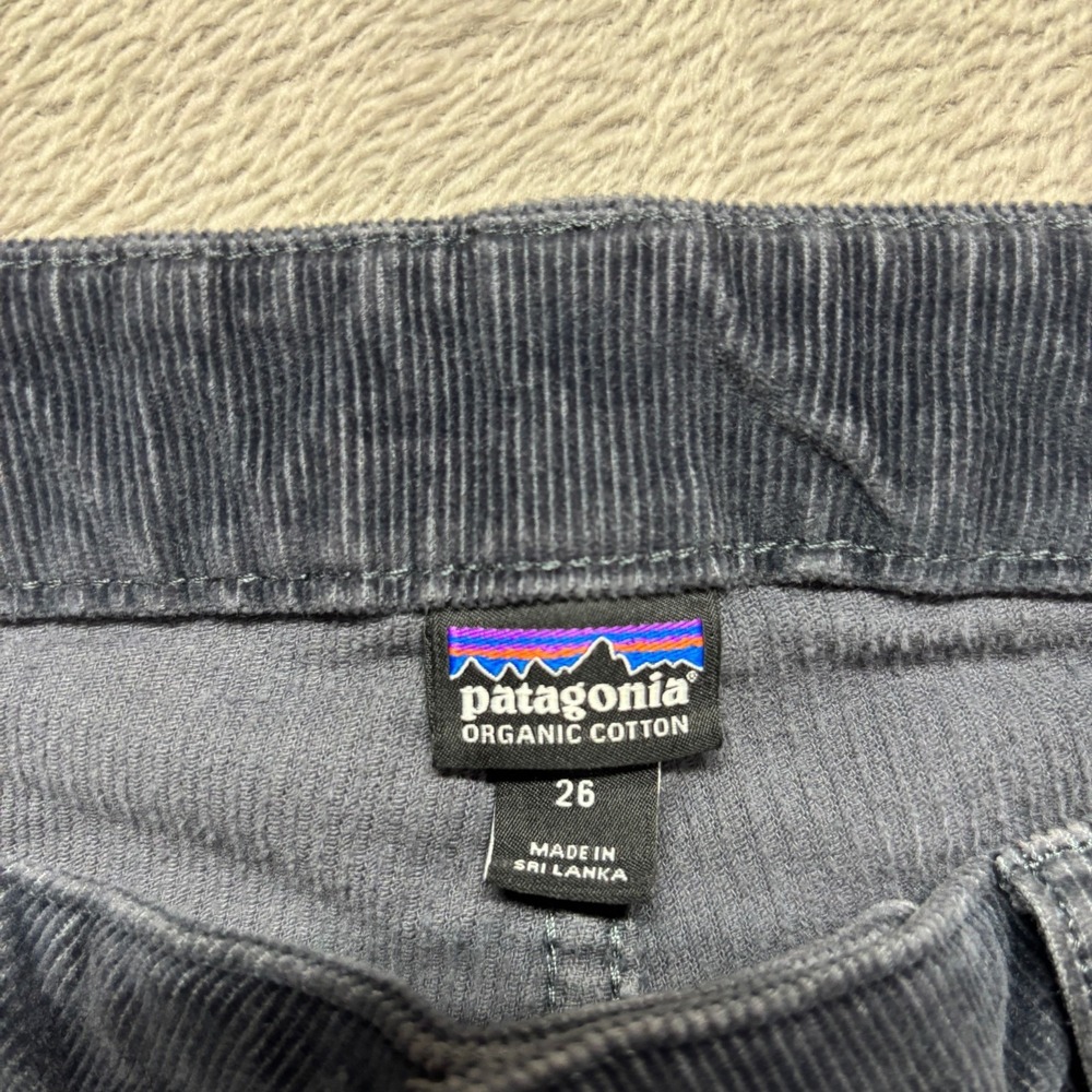 Patagonia Women's Organic Cotton Corduroy Pants Jeans Size 26 Dark Gray STY56915 - Picture 3 of 9